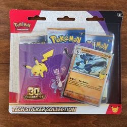 Pokemon 30th Celebration Tech Sticker Collection [Lucario] - ME: 30th Celebrations (30C)