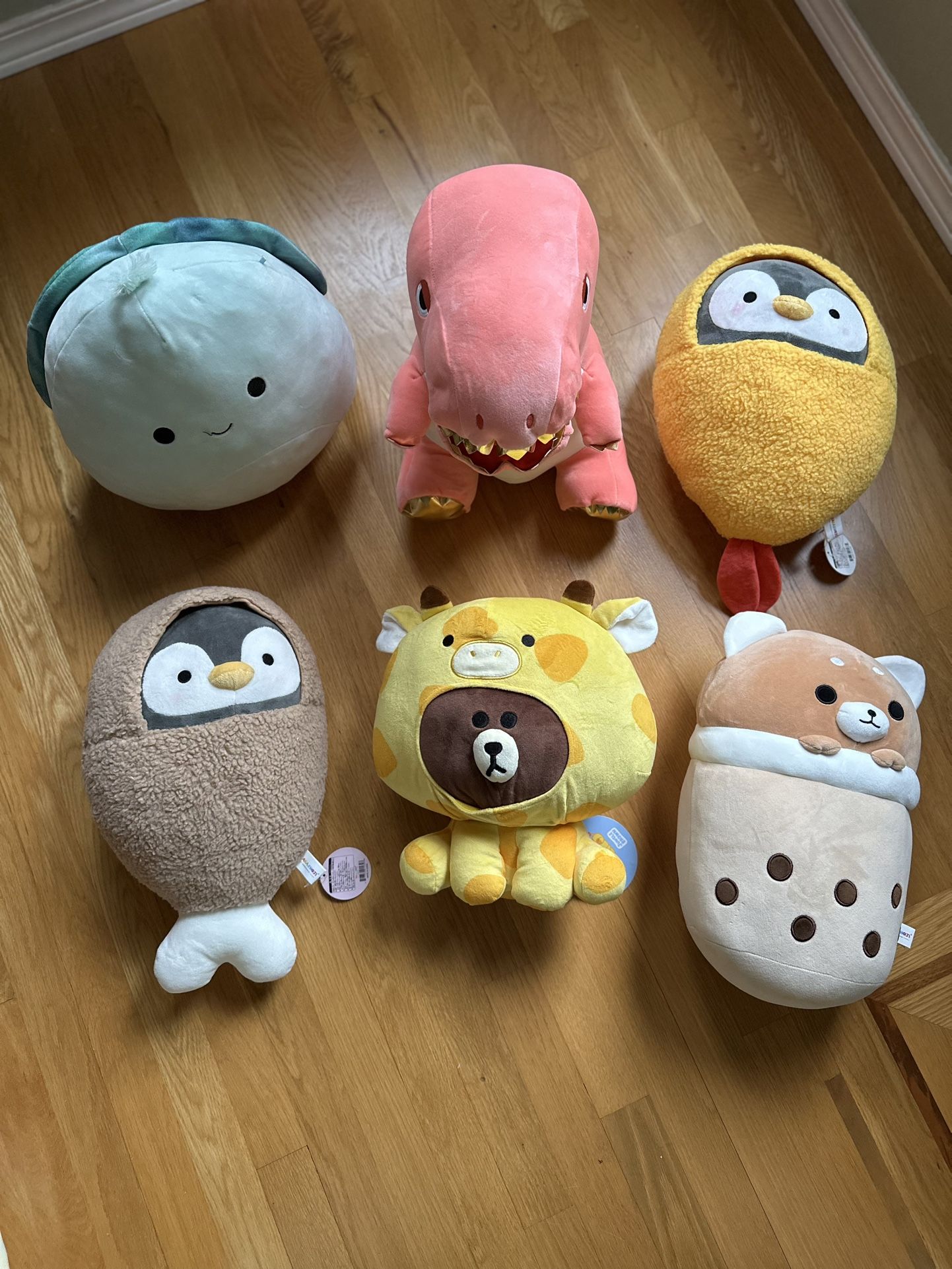 Takashoji Plush, Squishmallows $10