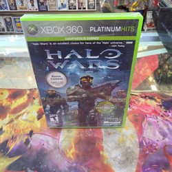 Halo Wars XBOX 360 Platinum Hits Brand New Factory Sealed Bonus content Included