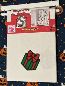Hello Kitty Christmas Shower Curtain 