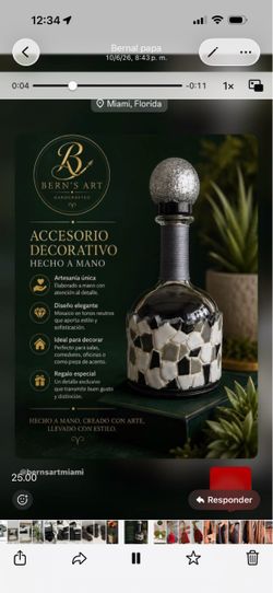 adorno con diseños de berns art
