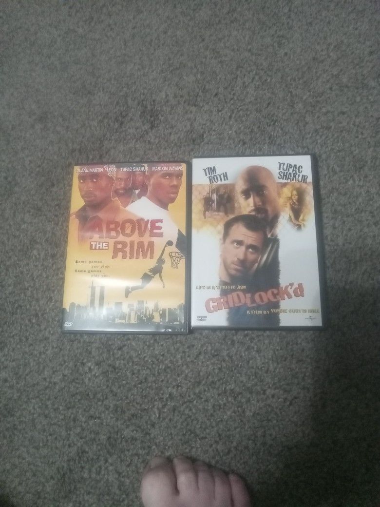 Tupac Above The Rim And Gridlocked DVD $10 Each