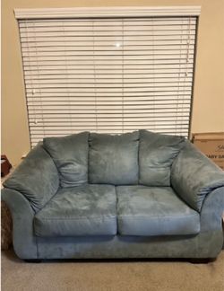 Sage Green Loveseat – Removable Washable Cushion Covers