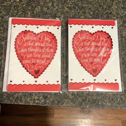 Valentines Day Cards”Hallmark “-2-6 Count Pkgs ($11.98+ Value)