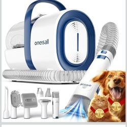 Dog Grooming Vacuum, Pet Grooming Vacuum with Clipper Nail Grinder,