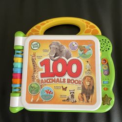 Leap Frog Learning Friends 100 Words Book Interactive Learning Animals Book 