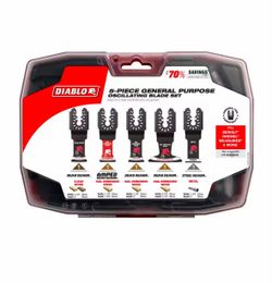 DIABLO 5-Piece Universal Fit General Purpose Oscillating Blade Set (Modelo DOU5S)