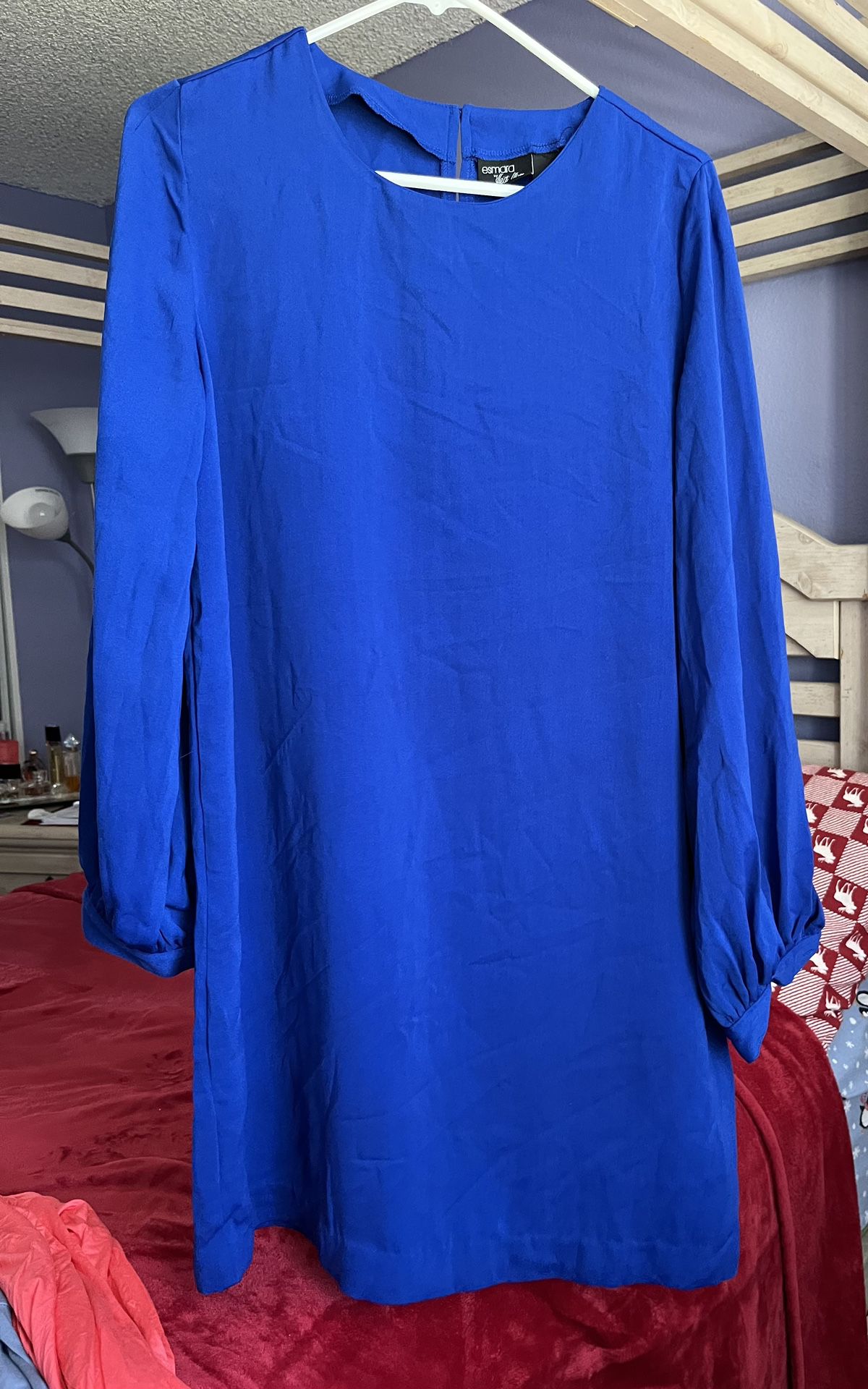 New Mediun Royal Blue Shirt/Dress