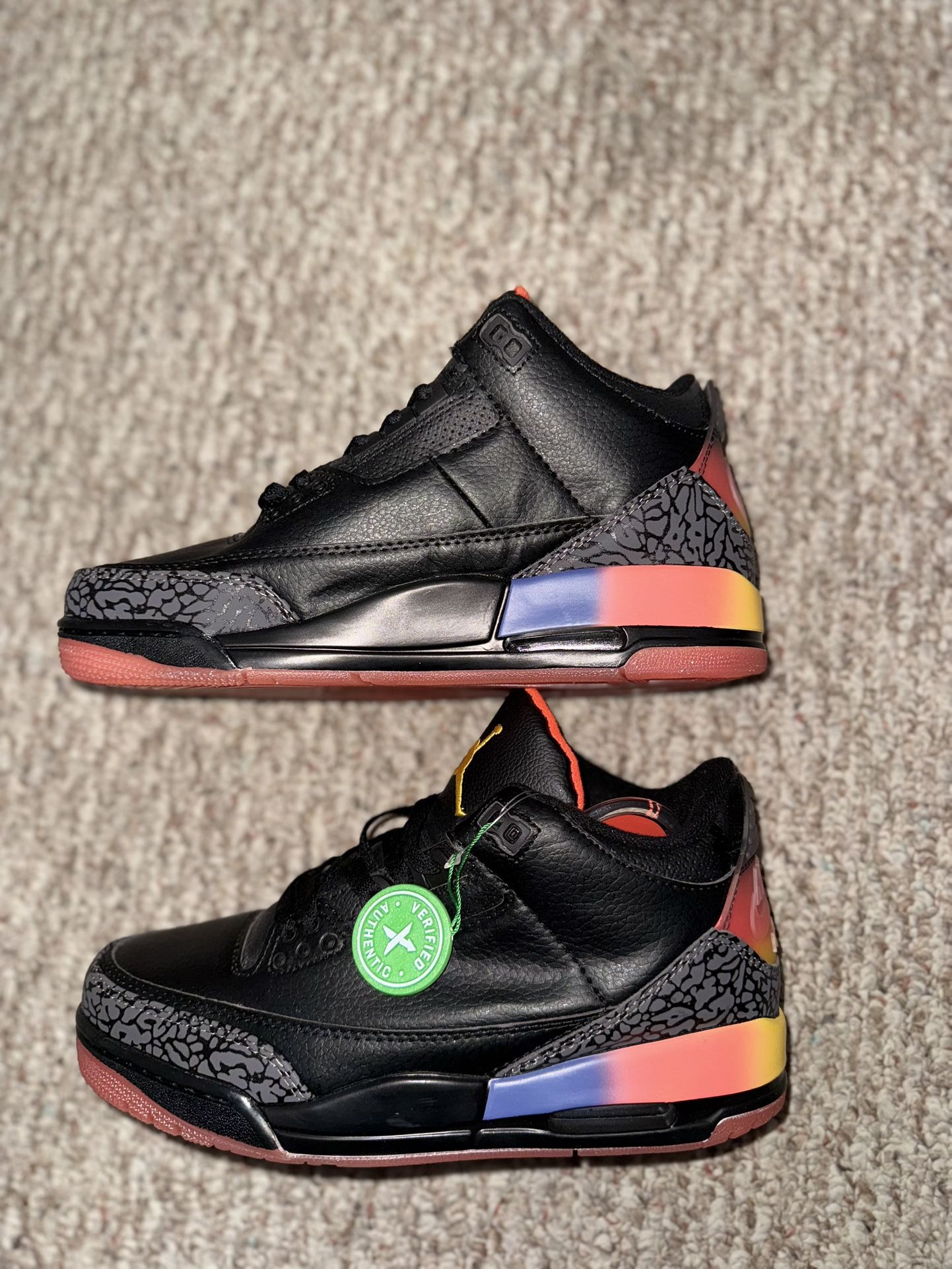 Air Jordan 3 "J Balvin - Rio" Size 9.5