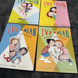 Bundle of 4 Ivy & Bean Books in great shape!  