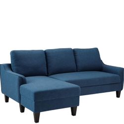 Blue Sofa Sleeper Lounge Couch
