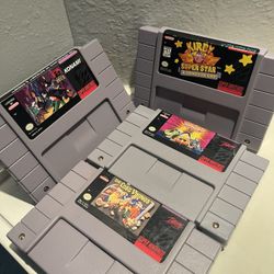 Super Nintendo Games ~ SNES ~ Batman Robin ~ Kirby ~ Rock Roll Racing ~ Lost Vikings !!