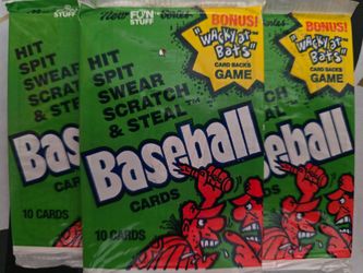 Wacky at Bats Card Packs