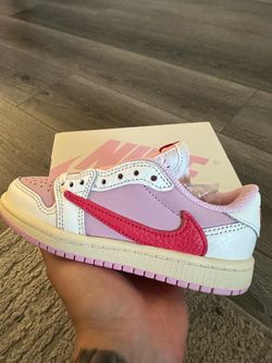 Travis Jordan 1 Low Tropical Pink (PS)