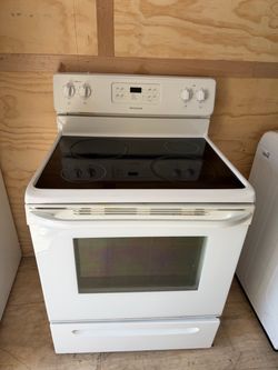 Frigidaire 30” Electric Range Stove with Oven – White