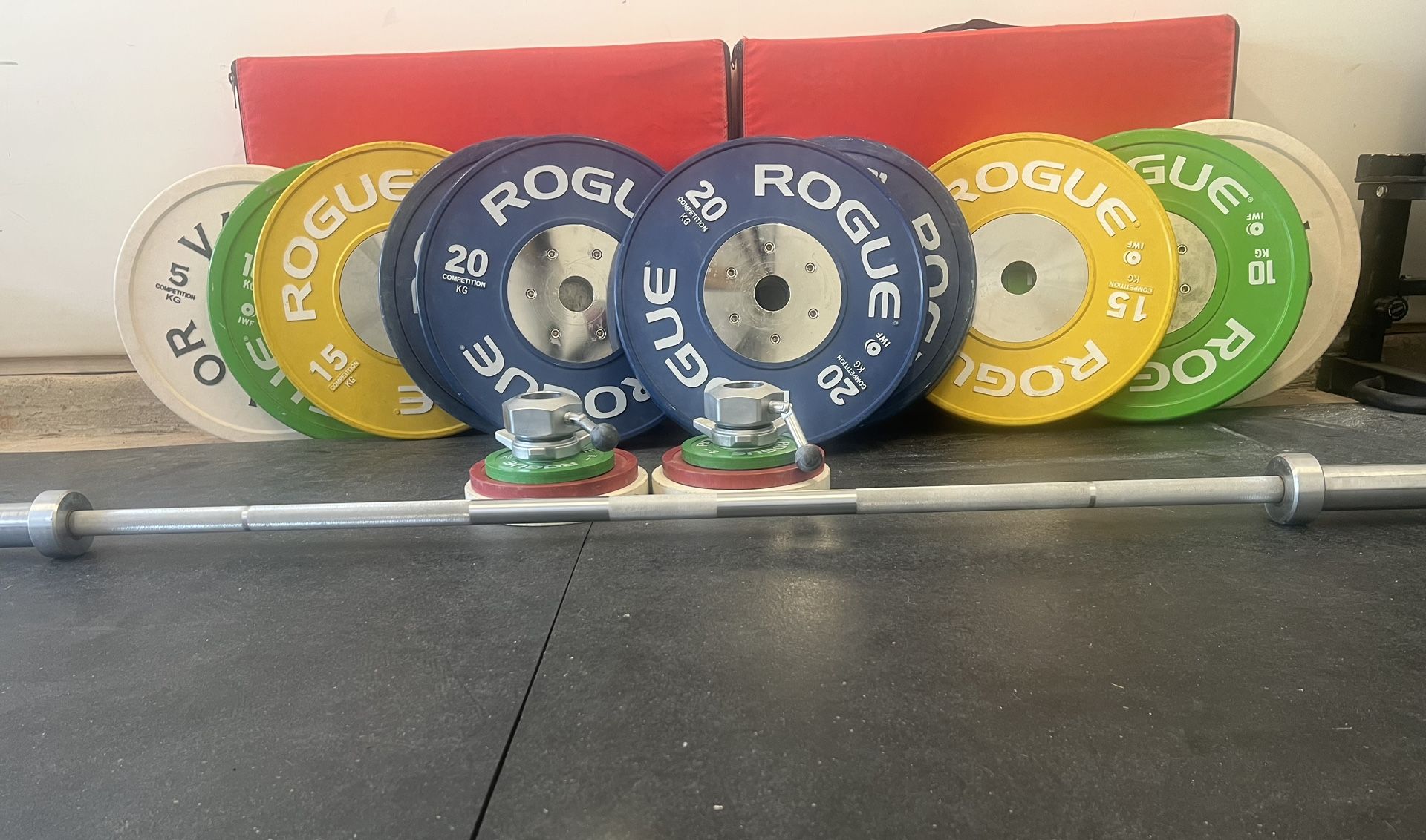 Barbell And Kilo Bumper Plates