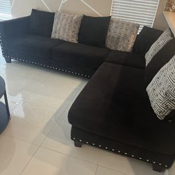 Black Sectional 