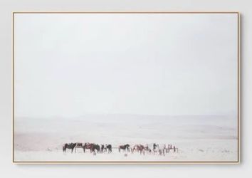 🖼️ NEW IN BOX – ThresholdTM designed with Studio McGee 60" x 40" Framed Wall Canvas