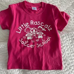 Free Little Rascals Soccer Shirt Youth Xs Pink 