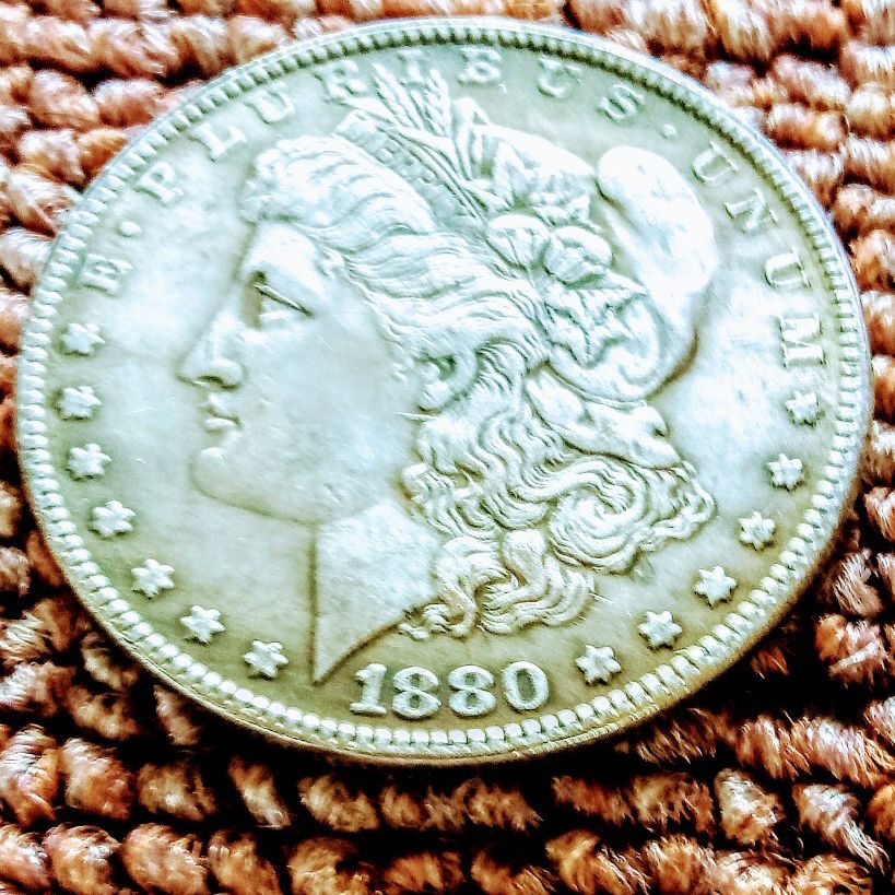 1880-MS60-Morgan Silver Dollar 