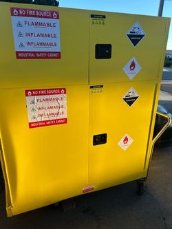 Flammable Safety Cabinet  worth $1500