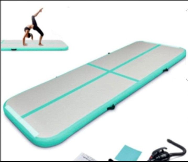 Air Mat Tumble Track 4 inches Thickness Inflatable Gymnastics Mat 10ft