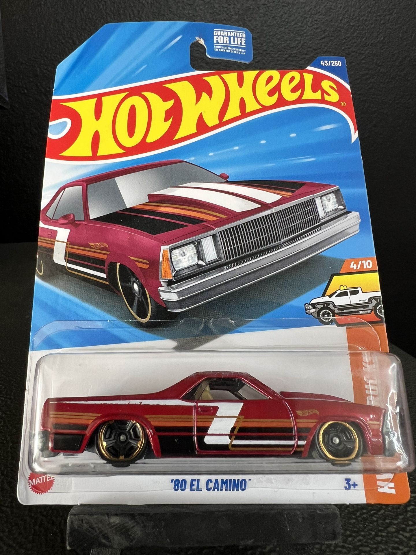 Brand New 2025 HOT WHEELS Red ‘80 Chevy El Camino-HW Hot Trucks #4/10!