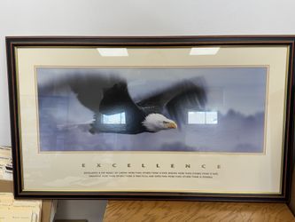 Eagle Motivational Print For Home Or Office