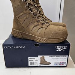 Reebok Military Boots Composite Toe Size 9