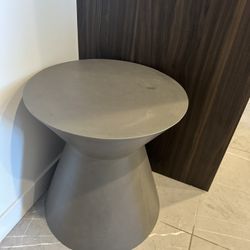 Cement / Concrete End Tables - Pair (2pc)