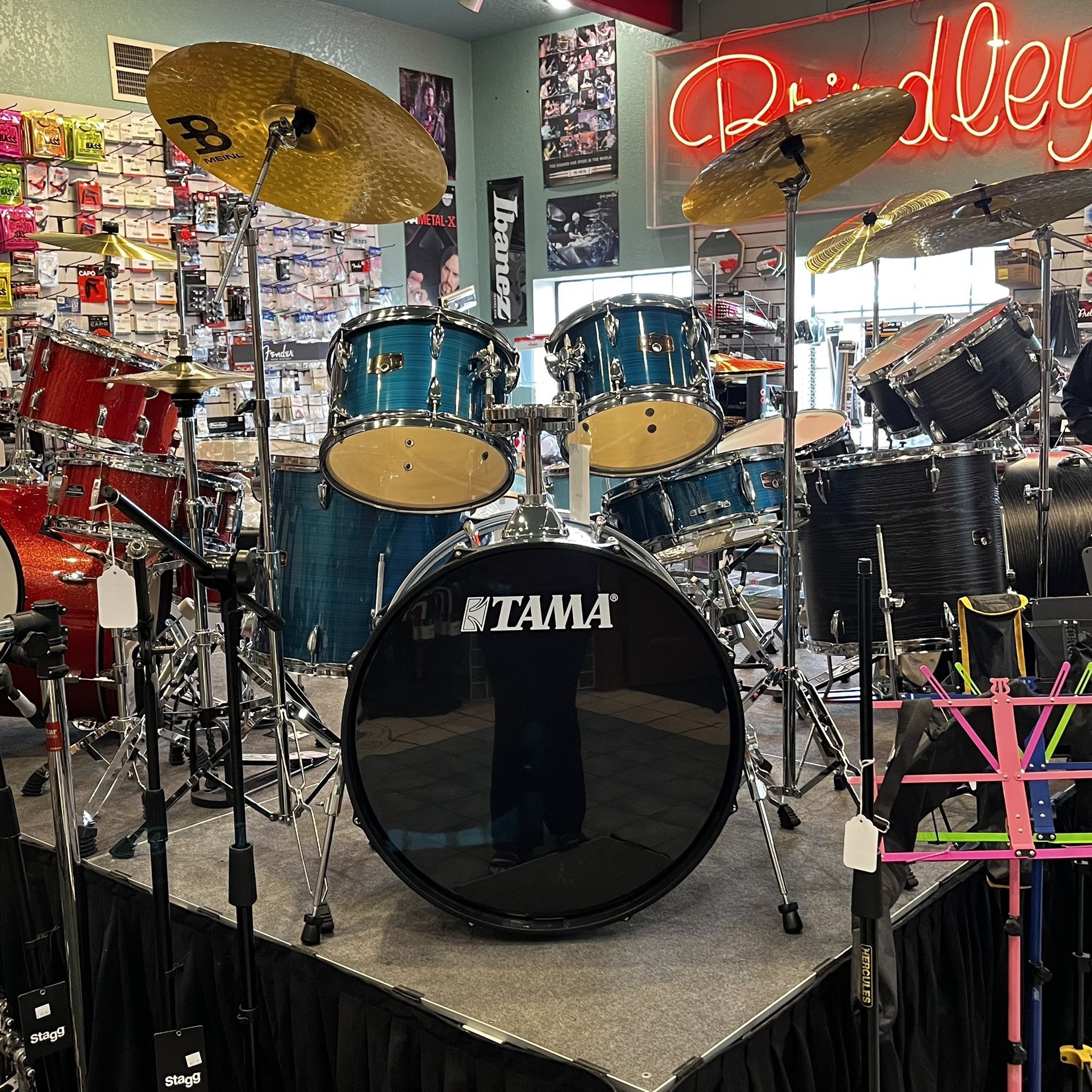 Tama Imperial Star Hairline Blue IE52KH6 5-Piece Drum Kit NEW!!