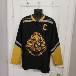 NWT Harry Potter Hogwarts Crest Hockey Jersey Small