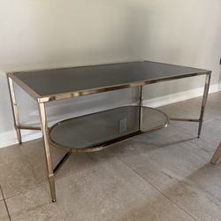 Black Mirrored Coffee Table