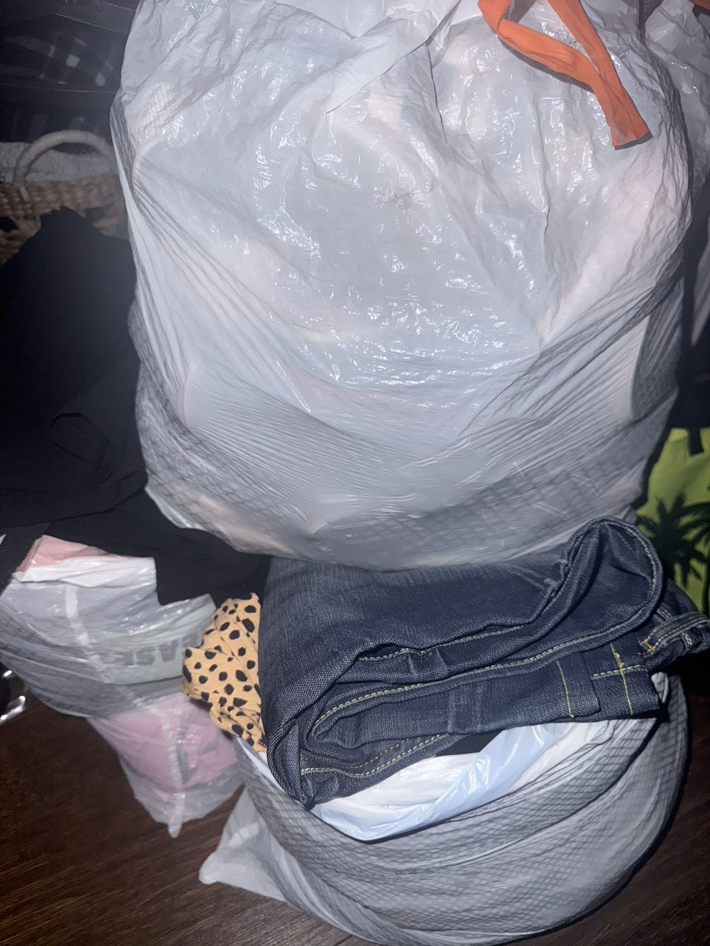 3 Full Bags Of Women Clothes And Shoes