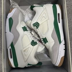 Jordan 4 Sb Pine Green 