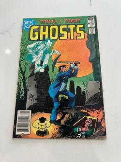 Ghosts #108 Newsstand Joe Kubert Cover DC Comics 1982 Bronze Age Horror, VG+ Mark Jeweler