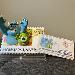 Monster University Retro Stamp