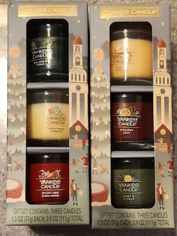 Yankee Candle NOSTALGIC CHRISTMAS CLASSICS + HOLIDAY PARTY Mini Gift Sets