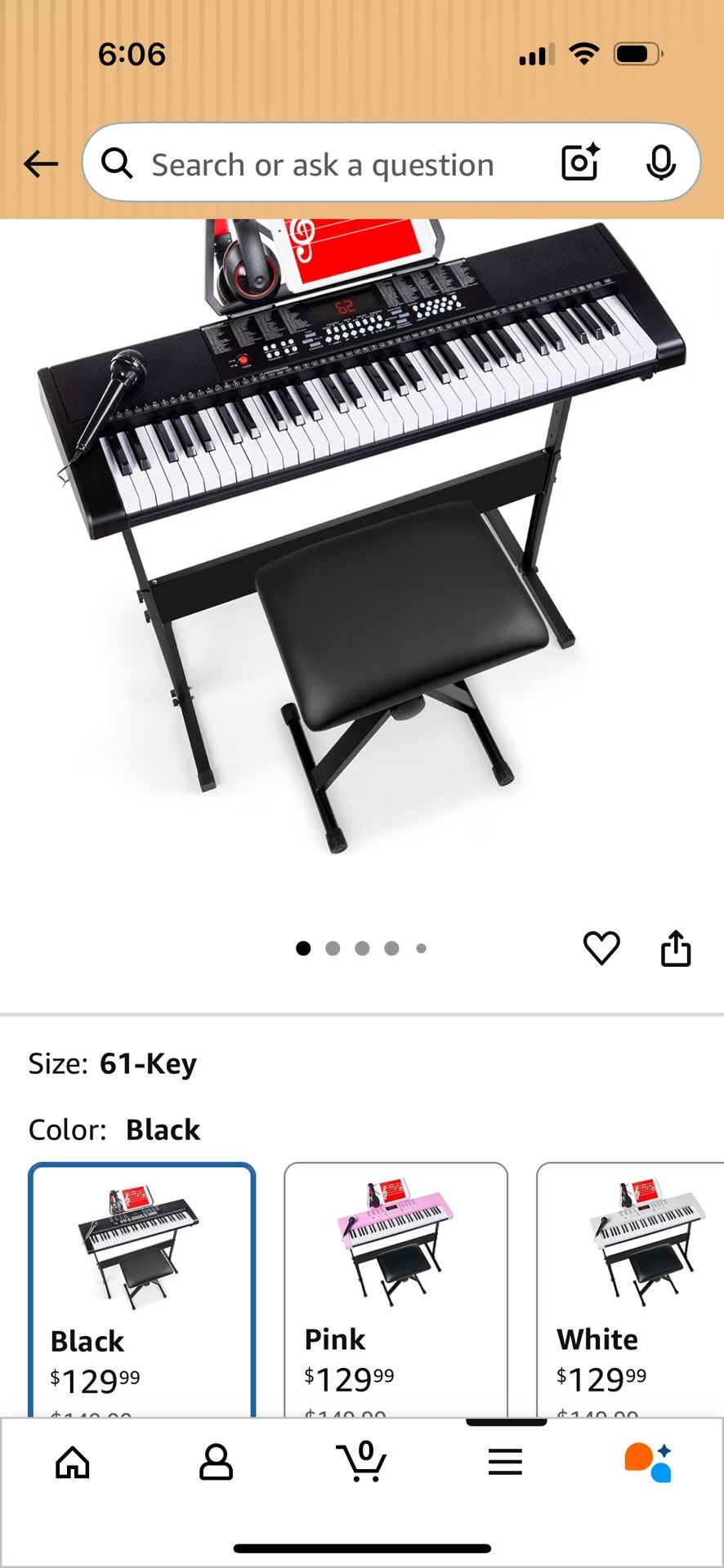 Electric Keyboard Piano
