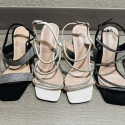 Rhinestone dress shoes for women