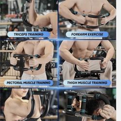 Workout Multifunctional Arm Trainer, Chest Adjustable Factory Sealed 