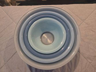 Vintage Pyrex Mixing Bowl Set -Moody Blue