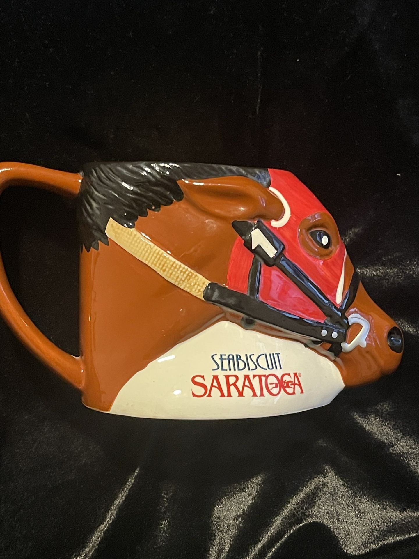 NWOT SeaBiscuit Saratoga Souvenir Ceramic Mug