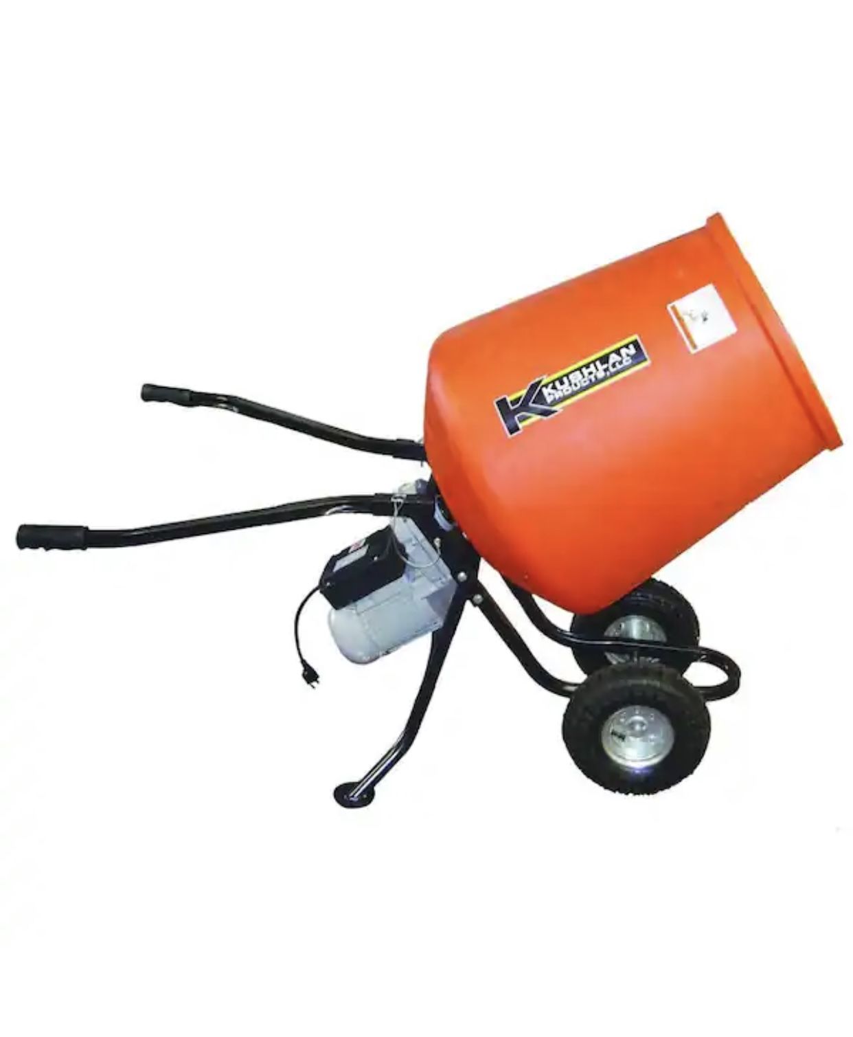 New in box Kushlan 350DD 3.5 cu. ft. 1/2 HP 120-Volt Motor Direct Drive Low Profile Cement Mixer