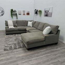 Gray Sectional Couch - Free Delivery 