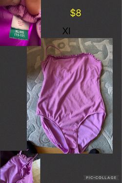 Purple One-Piece Swimsuit Size XL/XG (15-17)