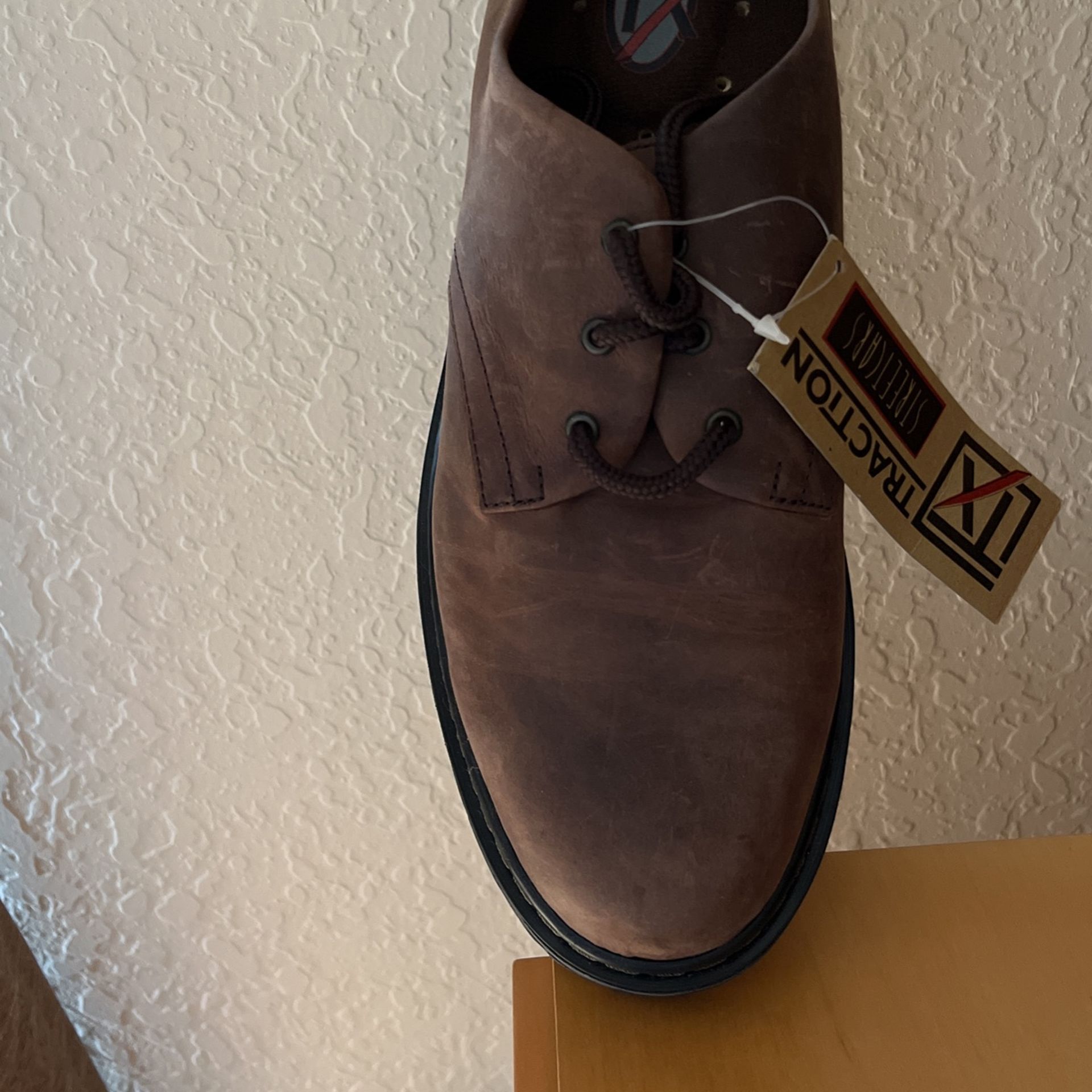 Traction Streetcar Brown Lace Up Men’s Shoes NEW