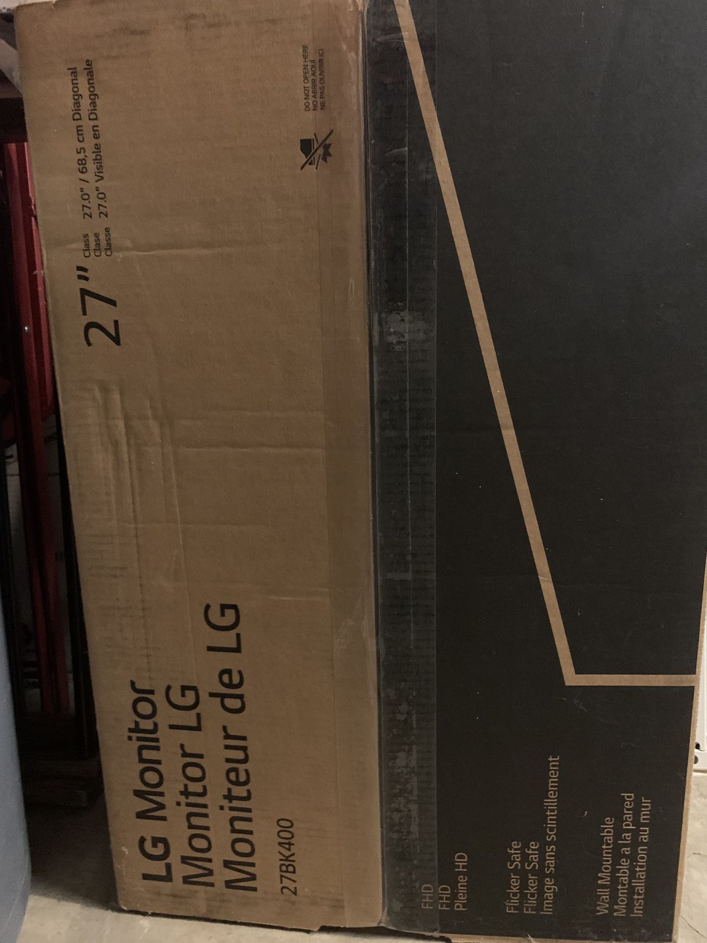 LG 27” 27BK400H-B Display NEW