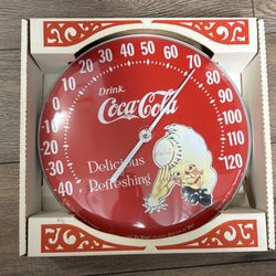Vintage Official Coca-Cola Thermometer 
