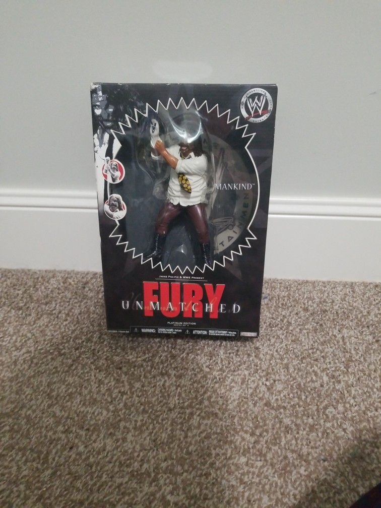 WWE Mankind Unmatched Fury Platinum Edition Figure